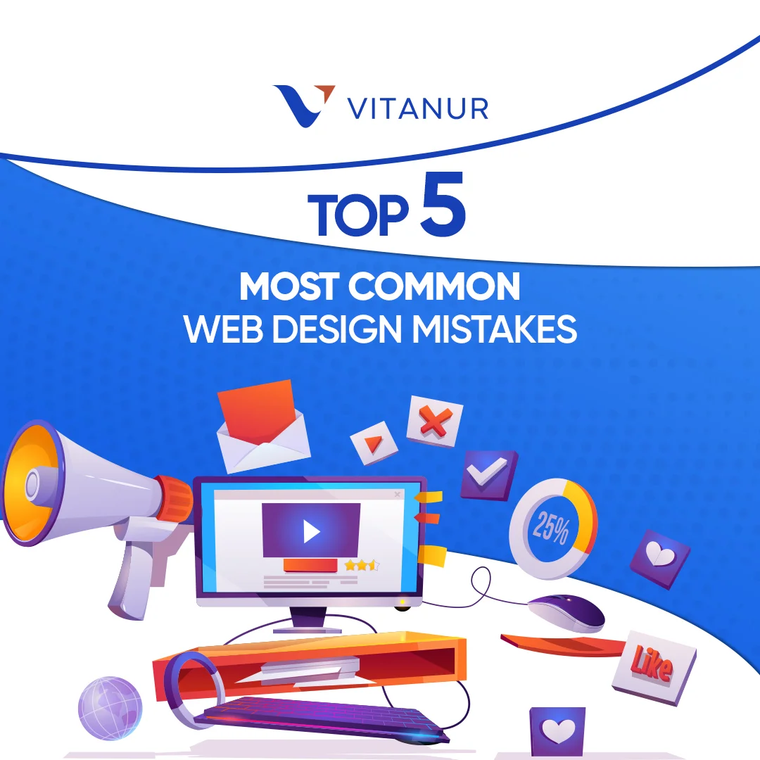 Top 5 Most Common Web Design Mistakes 