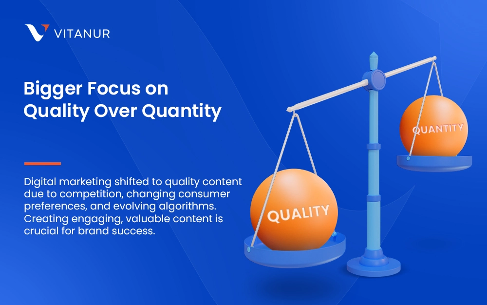 quality over quantity content marketing